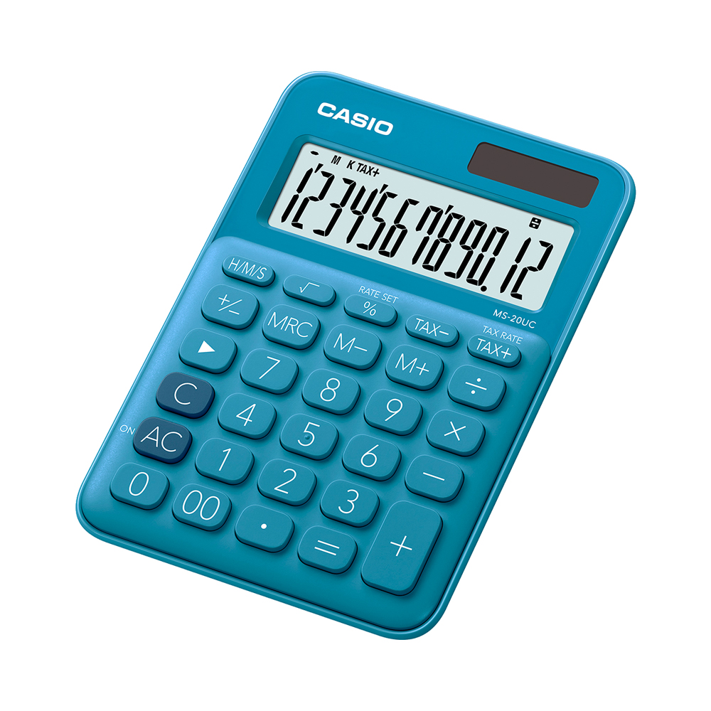 카시오 25100  계산기 MS-20UC-BU 블루
