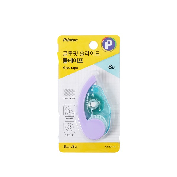 프린텍 2500 글루핏 슬라이드 풀테이프 민트 GT203-M